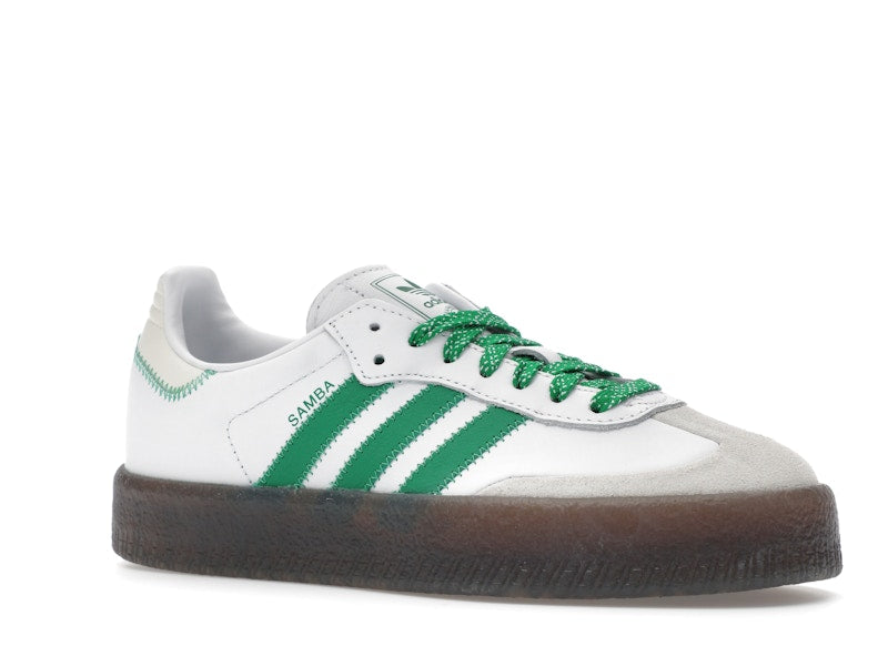 adidas Sambae Cloud White Green (Women's) - Cloud White / Green / Off White - IE9105 - 03