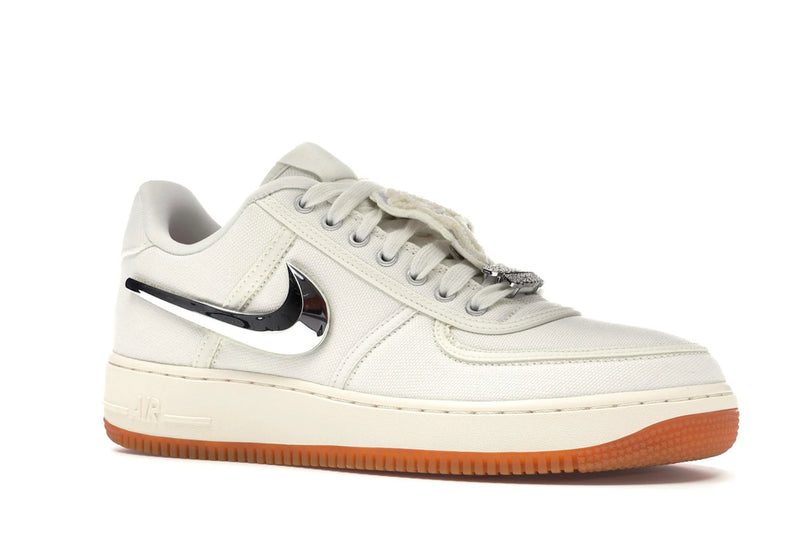 Nike Air Force 1 Low Travis Scott Sail - Sail/Sail-Gum Light Brown - AQ4211-101 - 03