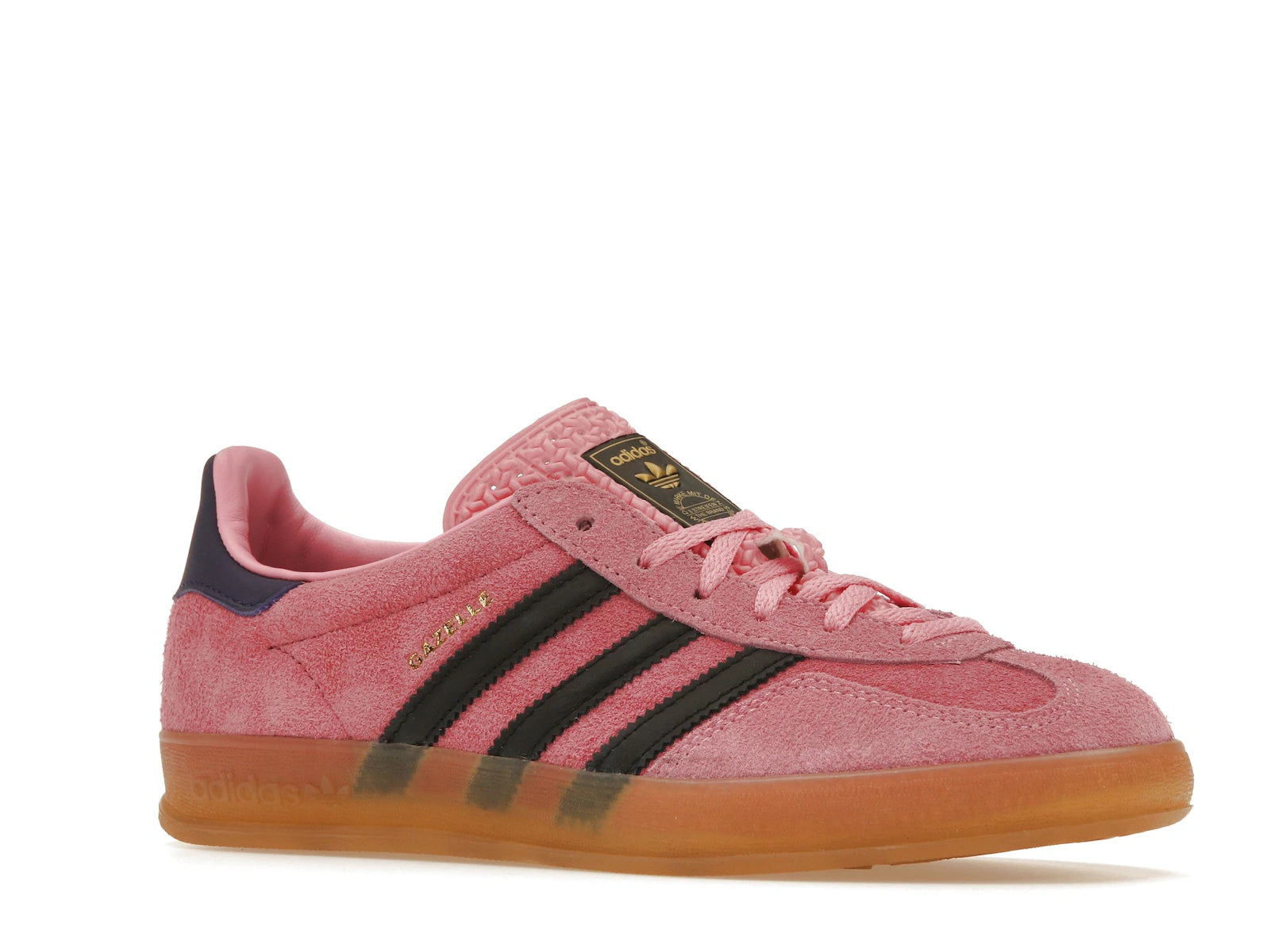 Adidas Gazelle Indoor Bliss Pink Purple Womens - Bliss Pink/Core Black/Collegiate Purple - IE7002 - 03