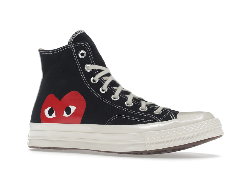 Converse Chuck Taylor All Star 70s Hi Comme Des Garcons Play Black - Black/White/High Risk Red - 150204C/A08791C - 03