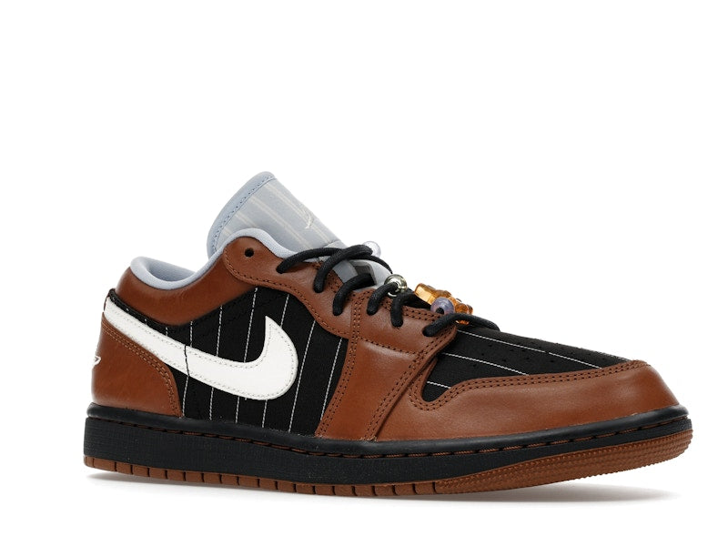 Jordan 1 Low SE Black Sail Light British Tan - vue 4