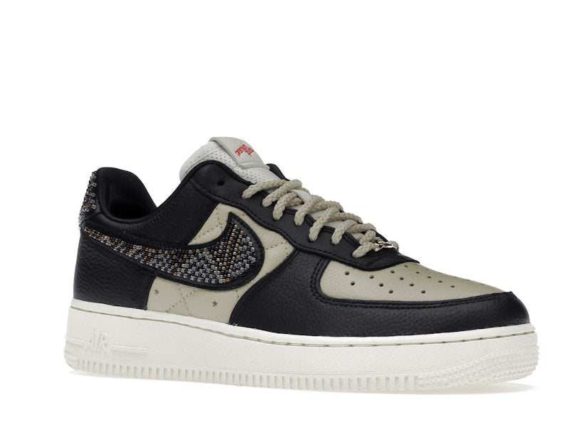 Nike Air Force 1 Low Premium Goods The Sophia (Women's) - Black/Multi-Color-Sand-Sail - DV2957-001 - 03