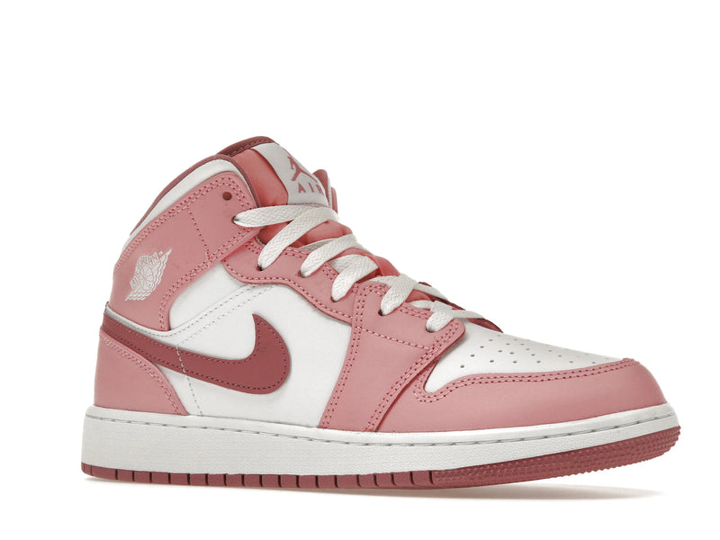 Air Jordan 1 Mid Valentines Day (2023) (GS) - Coral Chalk/Desert Berry/White - DQ8423-616 - 03