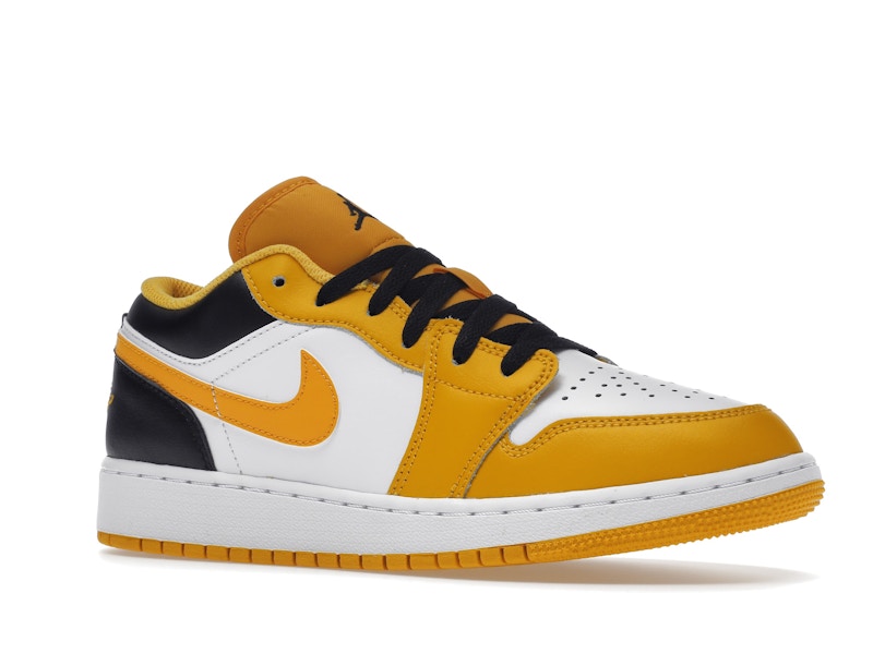 Air Air Jordan 1 Low University Gold White (GS) - Taxi/White/Black - 553560-701 - 03