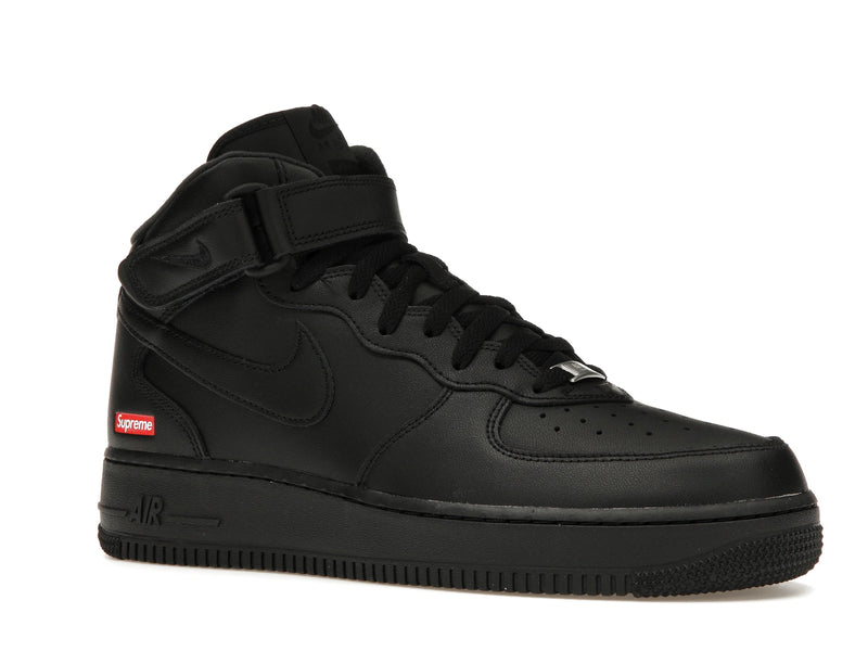 Nike Air Force 1 Mid Supreme Black - Black/Black-Black - FZ8784-001 - 03
