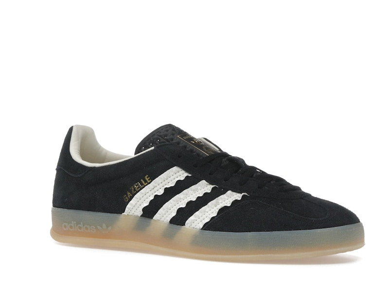 adidas Gazelle Indoor Core Black Cream White Gum (Women's) - Core Black/Cream White/Gum - JS1412 - 03