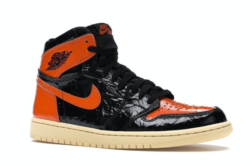 Air Jordan 1 Retro High Shattered Backboard 3 - Black/Pale Vanilla-Starfish - 555088-028 - 03