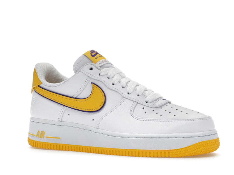Nike Air Force 1 Low Kobe Bryant Lakers Home - White/Varsity Maize/Varsity Purple - FZ1151-100 - 03