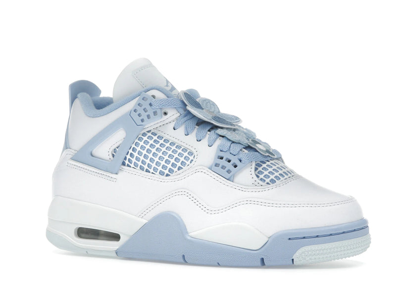 Air Jordan 4 Retro Forget Me Not - White/Aluminum-Blue Tint-Oil Green - HV0823-100 - 03
