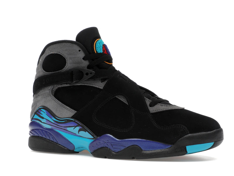 Air Jordan 8 Retro Aqua (2025) - Black/True Red-Iron Grey-Bright Concord-Aquatone - 305381-006 - 03