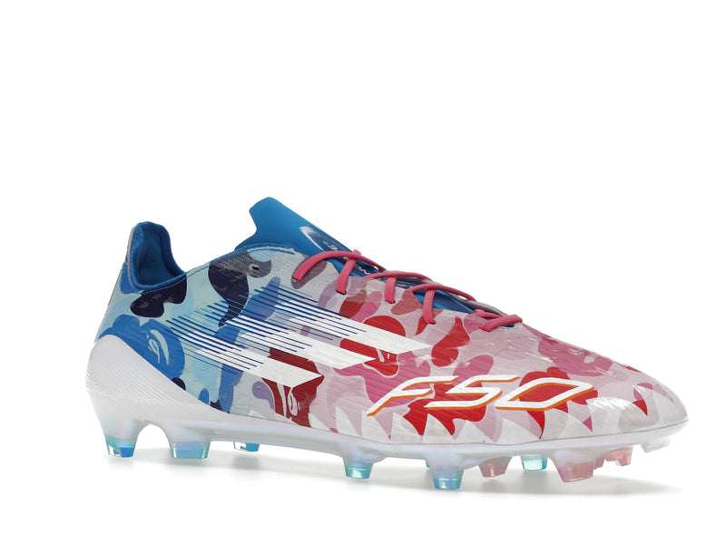 Adidas F50 Elite Fg Bape Multi Camo - Clear Pink/Cloud White/Icey Blue - JS0573 - 03