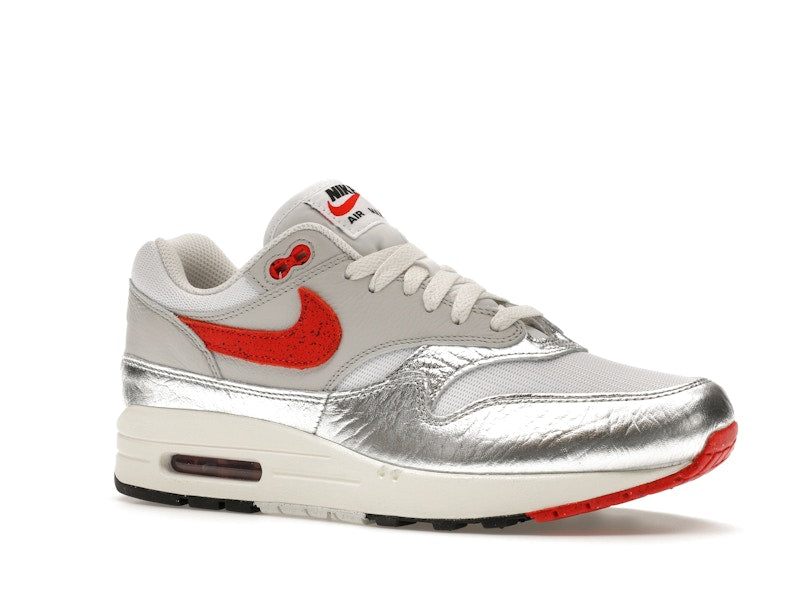 Nike Air Max 1 PRM SE Hot Sauce - White/Chile Red-Metallic Silver-Neutral Grey-Sail-Fir - HF7746-100 - 03