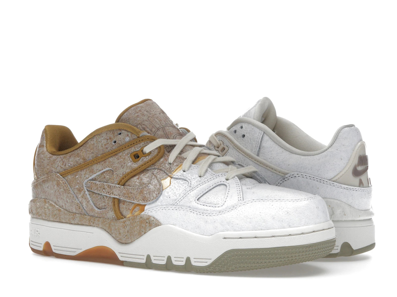 Nike Air Force 3 Low SP Nigo Kintsugi Bamboo - Bamboo/Multi-Color/Gum Medium Brown - HQ0261-201 - 03