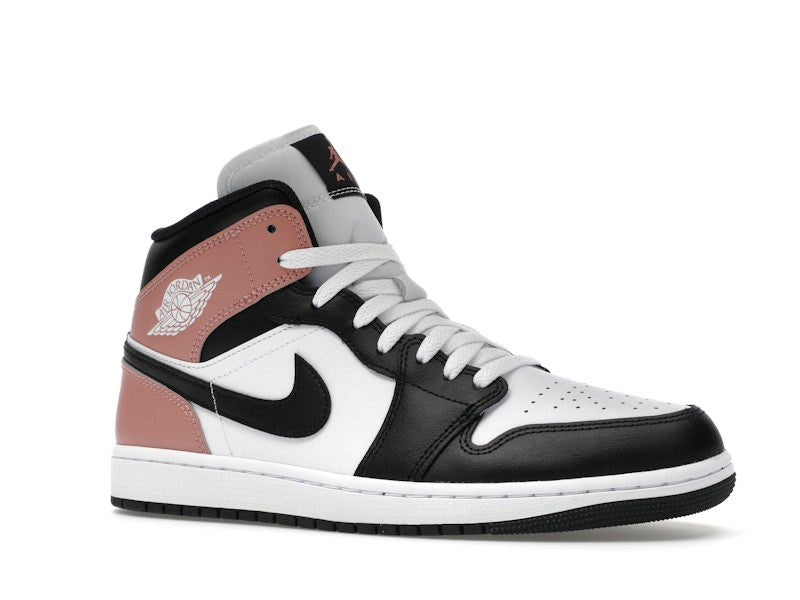 Air Jordan 1 Mid White Rust Pink Black - White/Rust Pink/Black - DQ8426-100 - 03