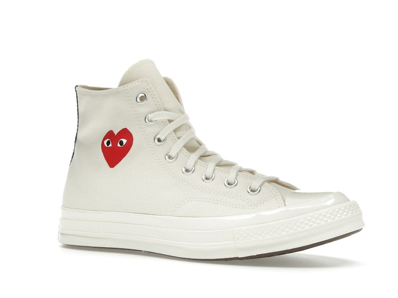 Converse Chuck Taylor All Star 70 Hi Comme des Garcons PLAY Single Heart Milk - Ansicht 4