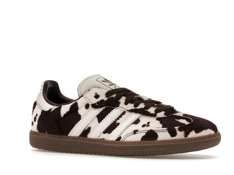 Adidas Samba OG Cow Print Dark Brown White - Dark Brown/Cloud White/Gum - KK2238 - 03