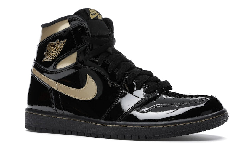 Air Jordan 1 Retro High Black Metallic Gold (2020) - Black/Black-Metallic Gold - 555088-032 - 03