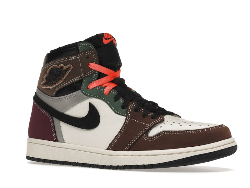 Air Jordan 1 Retro High OG Hand Crafted - Black/Archaeo Brown-Dark Chocolate - DH3097-001 - 03