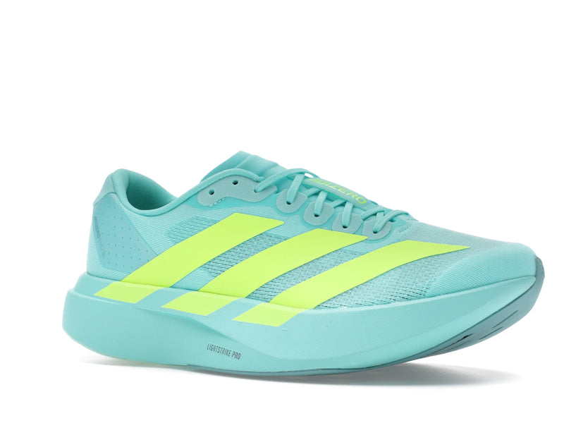 Adidas Adizero Evo SL Flash Aqua Lucid Lemon - Flash Aqua/Lucid Lemon/Mint Ton - JS4506 - 03