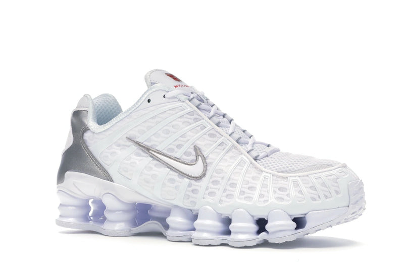 Nike Shox Tl White Metallic Silver - White/Metallic Silver-Max Orange-White - AV3595-100 - 03