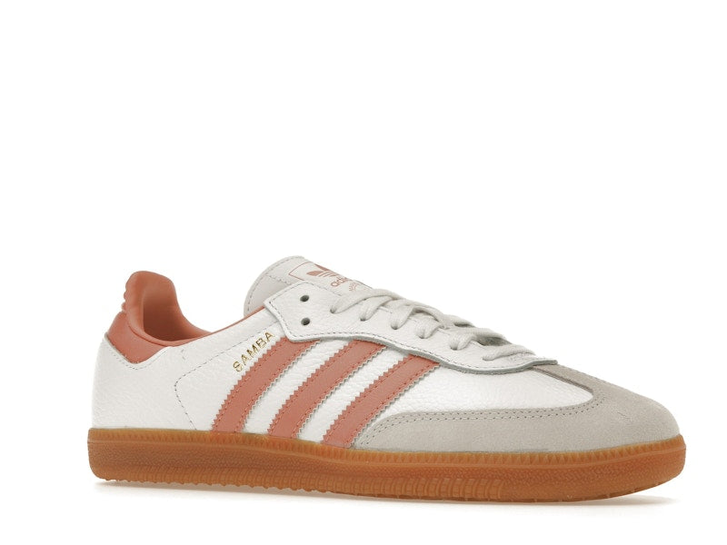 adidas Samba OG White Wonder Clay Gum (Women's) - Cloud White/Wonder Clay/Crystal White - IG5932 - 03