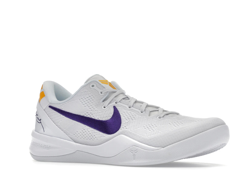 Nike Kobe 8 Protro Lakers Home - White/Court Purple/University Gold - HF9550-100 - 03