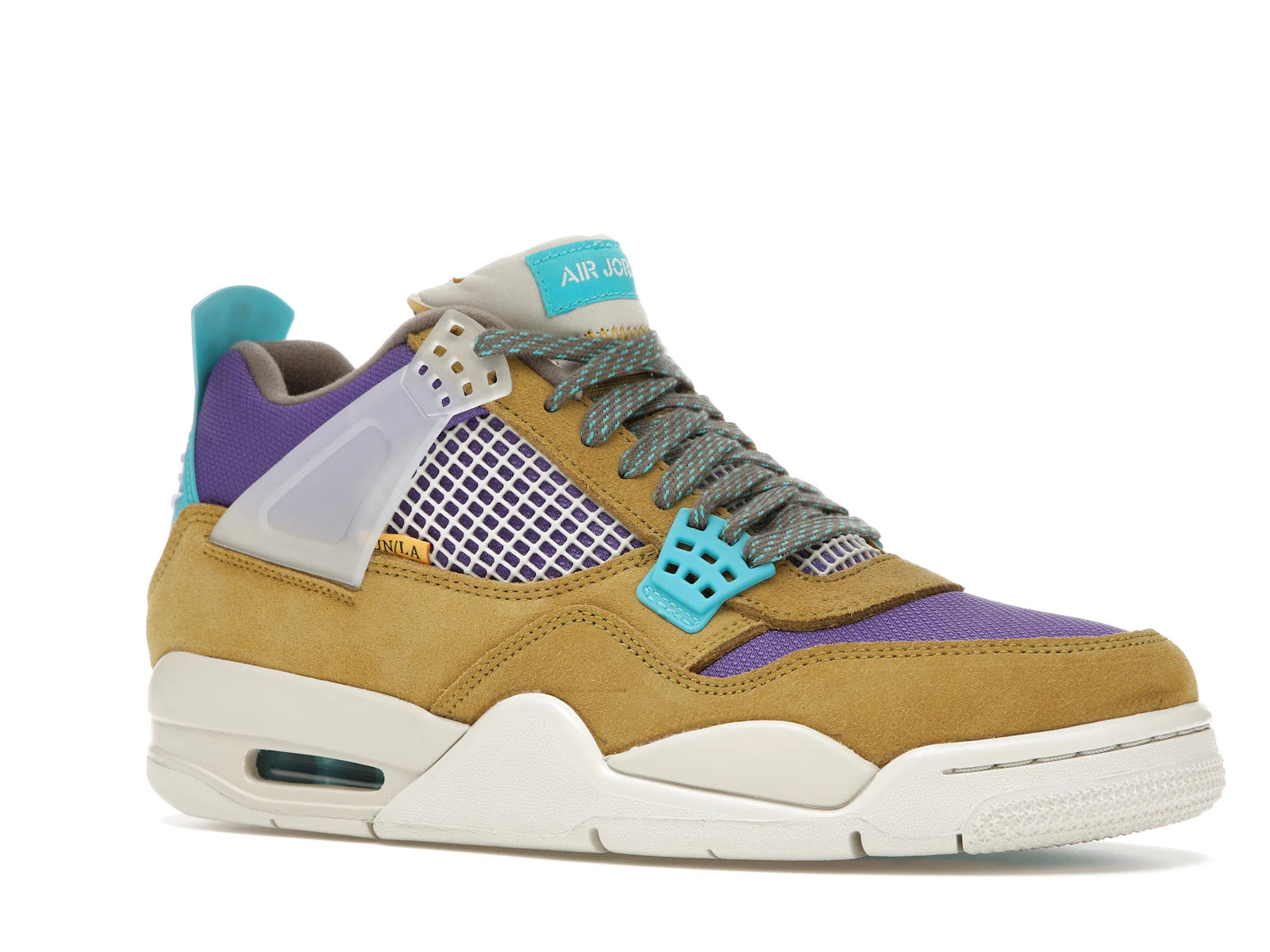 Air Jordan 4 Retro SP 30th Anniversary Union Desert Moss - Desert Moss/Turquoise Blue-Dark Iris - DJ5718-300 - 03