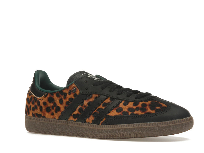 Adidas Samba OG Black Green Leopard - Core Black/Collegiate Green/Cream White - JI2735 - 03