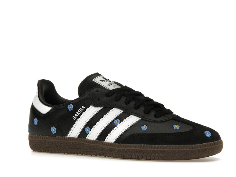 adidas Samba Light Blue Floral Core Black (Women's) - weergave 4
