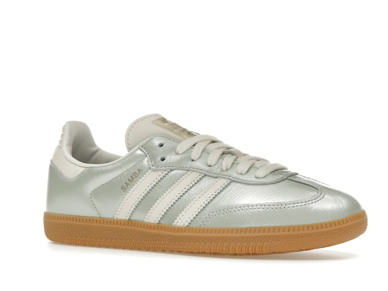adidas Samba OG Linen Green Metallic (Women's) - Linen Green Metallic/Off White/Cyber Metallic - IG1965 - 03
