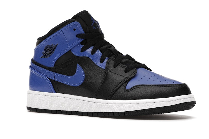 Air Jordan 1 Mid Hyper Royal (GS) - vista 3