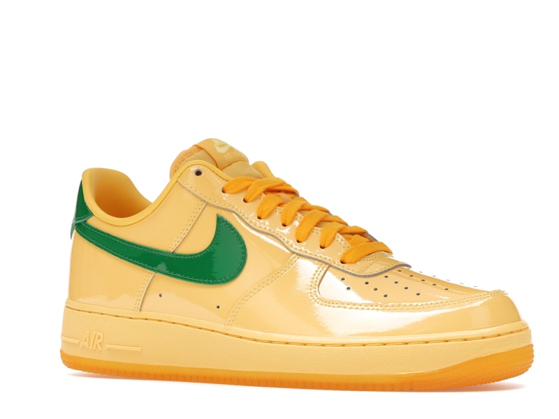 Nike Air Force 1 Low Patent Leather Topaz Gold Pine Green - Ansicht 4