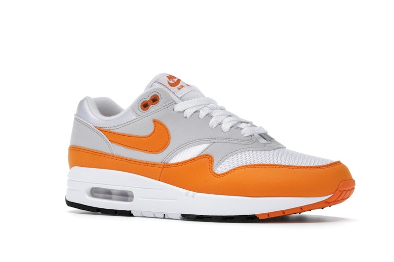 Nike Air Max 1 Anniversary Orange (2020) - White/Magma Orange-Neutral Grey-Black - DC1454-101 - 03
