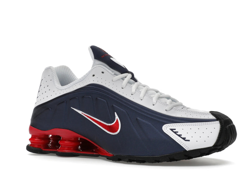 Nike Shox R4 Usa (2025) - Midnight Navy/White/Metallic Silver/Gym Red - HQ1988-400 - 03