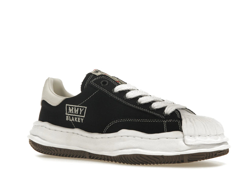 Mihara Yasuhiro Blakey OG Sole Canvas Low Black - Black/White - A08FW735 - 03