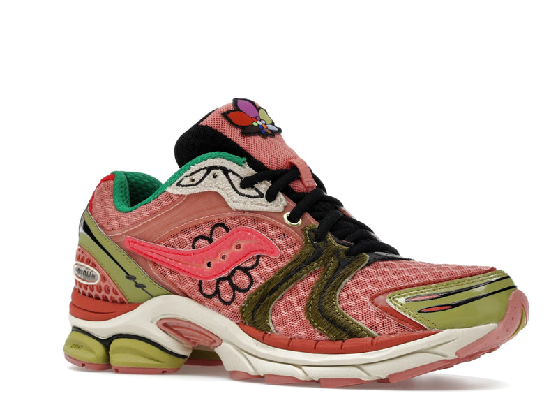 Saucony Progrid Triumph 4 Jae Tips Flowers Grow Uptown Virginia Creeper - Pink/Yellow/Multi-Color - S70966-2 - 03