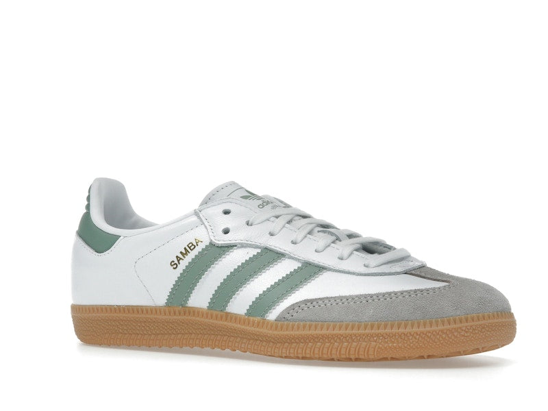 Adidas Samba OG Cloud White Silver Green (GS) - Cloud White/Silver Green/Gum - JP5479 - 03