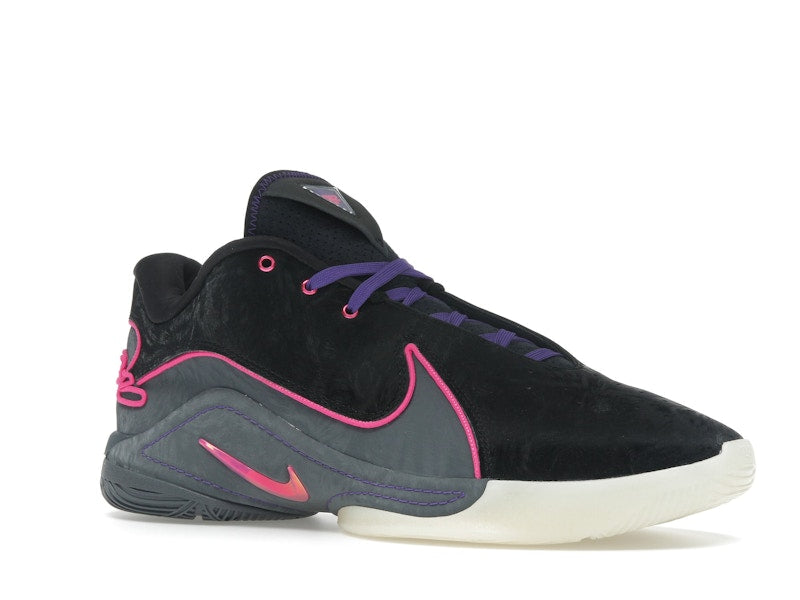Nike LeBron 22 Blacklight - Black/Laser Fuchsia/Dark Grey/Field Purple/Guava Ice/Vapor Green - FZ1094-001 - 03