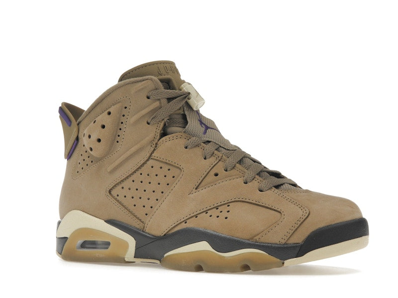 Air Jordan 6 Retro Gore Tex Brown Kelp - Brown Kelp/Team Gold/Shadow Brown/Court Purple - FD1643-300 - 03