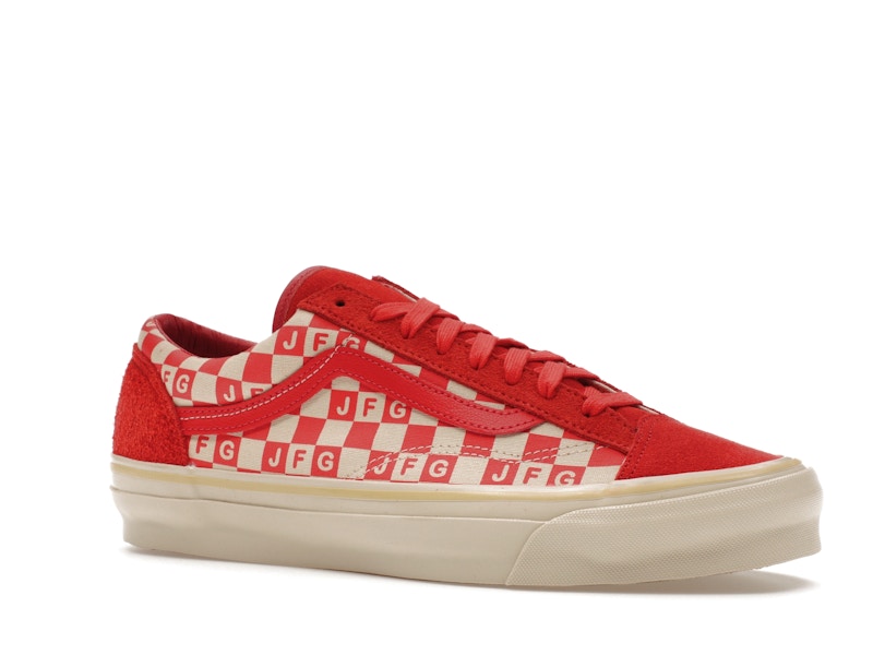 Vans Vault OG Style 36 LX Joe Freshgoods The Honeymoon Stage Red - view 4