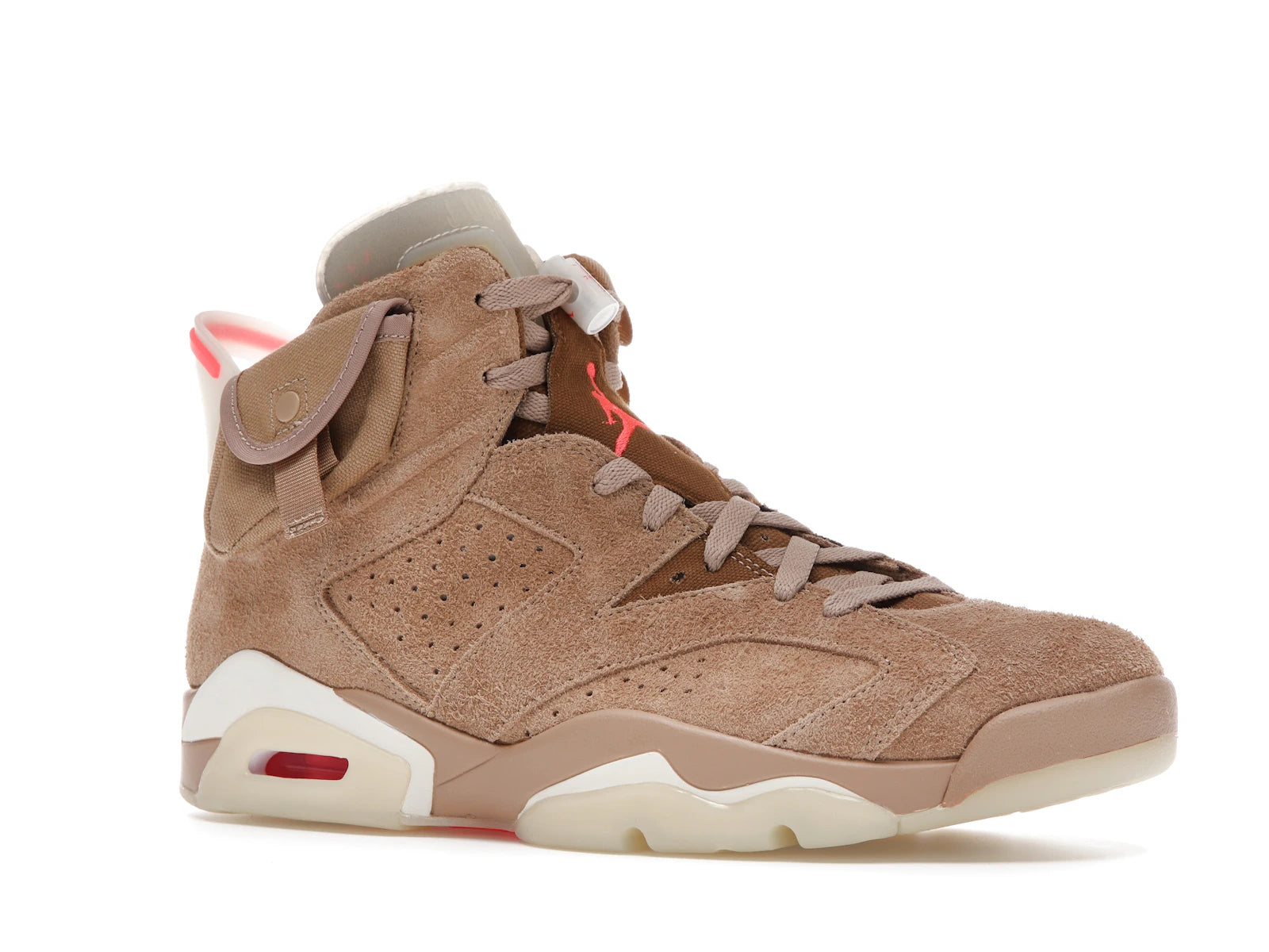Air Jordan 6 Retro Travis Scott British Khaki - British Khaki/Sail-Bright Crimson - DH0690-200 - 03