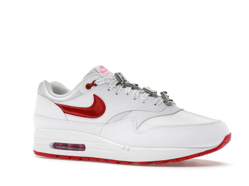 Nike Air Max 1 PRM Valentines Day White - White/University Red/Playful Pink - HV2303-100 - 03