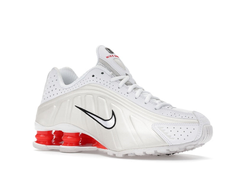Nike Shox R4 White Phantom Picante Red (Women's) - vue 3