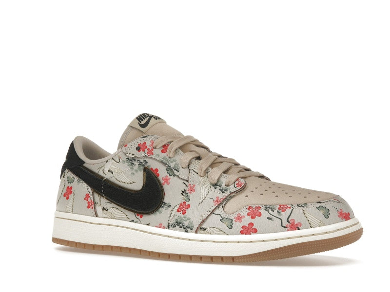 Air Jordan 1 Retro Low OG Rui Hachimura Oatmeal - Oatmeal/Jade Smoke-Black - HV8293-100 - 03