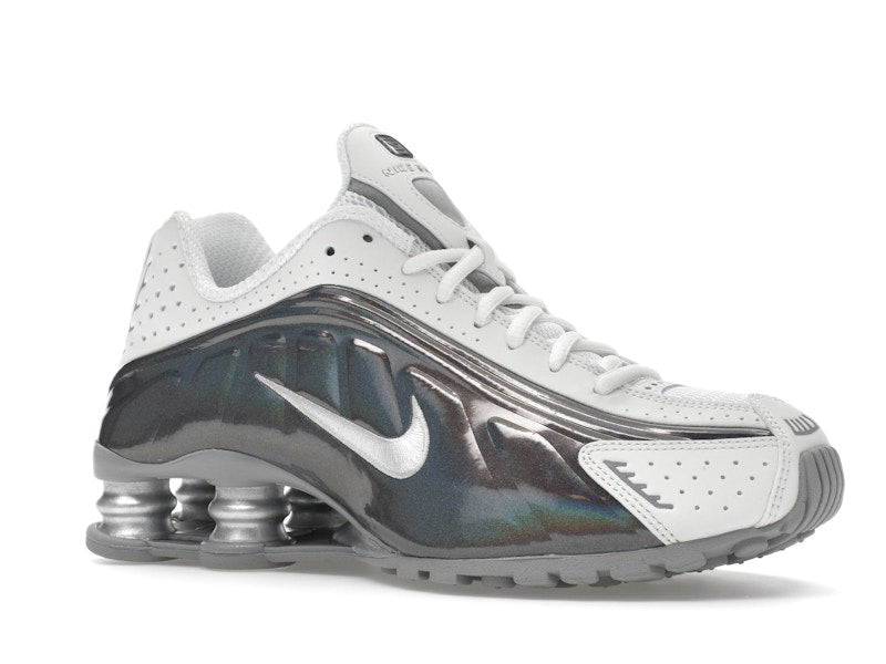 Nike Shox R4 White Iridescent - Summit White/Hydrangeas/Metallic Silver/Summit White - IB7703-100 - 03