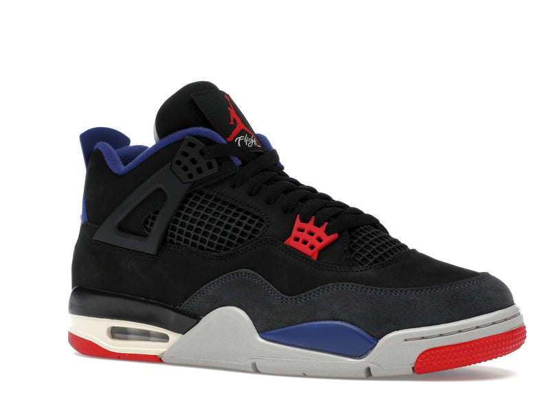 Air Jordan 4 Retro Rare Air - Black/Fire Red/Deep Royal Blue/Dark Smoke Grey/Tech Grey - (White) FV5029-003 - 03