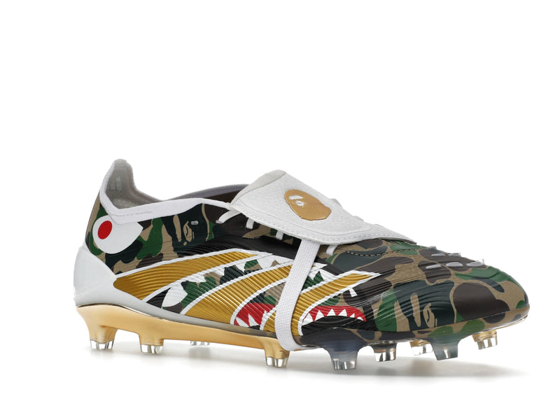 Adidas Predator Elite Foldover Tongue Fg Bape Green Camo - Hemp/Gold Metallic/White - JS3104 - 03