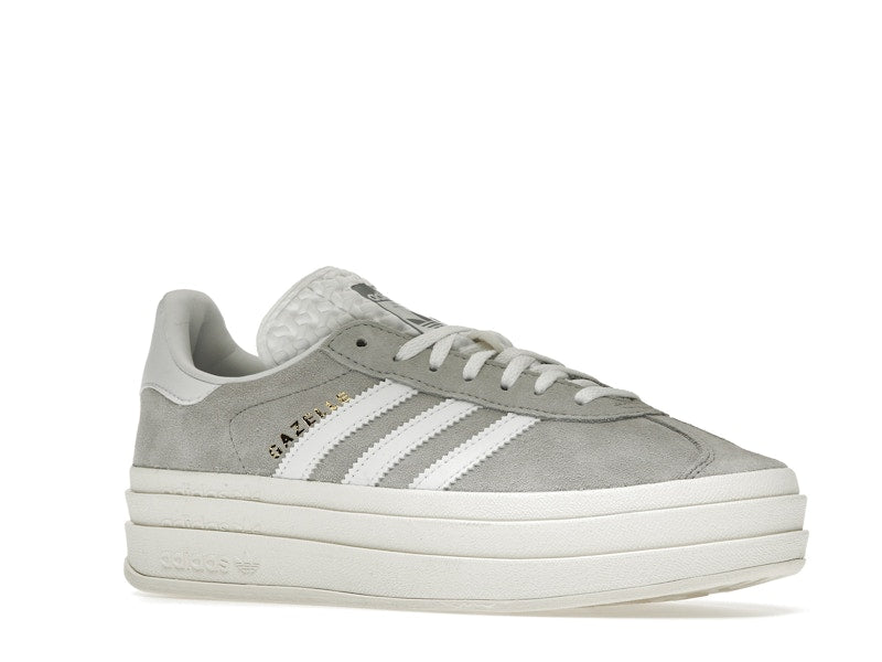 adidas Gazelle Bold Grey White (Women's) - Grey Two/Footwear White/Core White - HQ6893 - 03