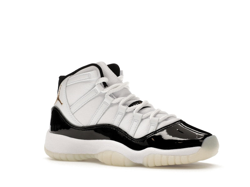 Air Jordan 11 Retro Dmp Defining Moments (2023) (GS) - Black/White/Metallic Gold - 378038-170 - 03