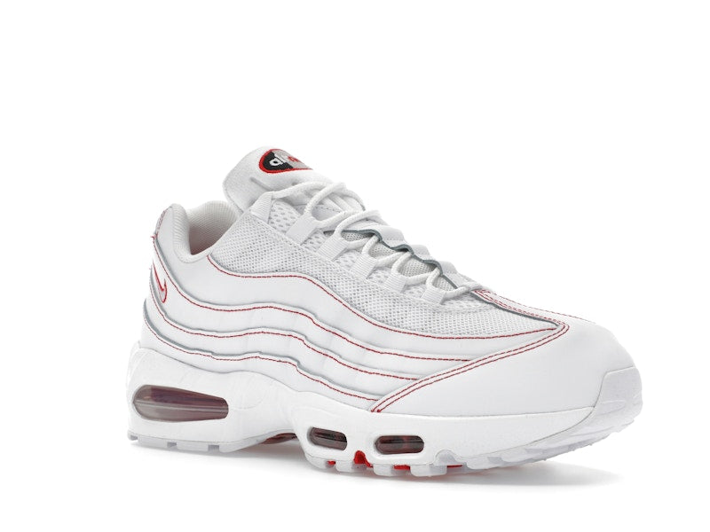 Nike Air Max 95 OG Big Bubble White University Red - White/University Red/Wolf Grey - IB7936-100 - 04